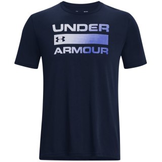 Koszulka męska Under Armour Team Issue Wordmarsk SS granatowa 1329582 408 Under Armour
