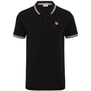 Koszulka męska polo Fila Lubbeek czarna FAM0898 80010 Fila