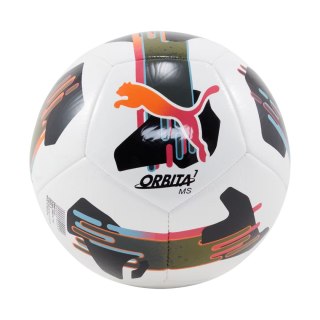 Piłka nożna Puma Orbita 7 MS biało-czarno-pomarańczowa 84475 01 Puma
