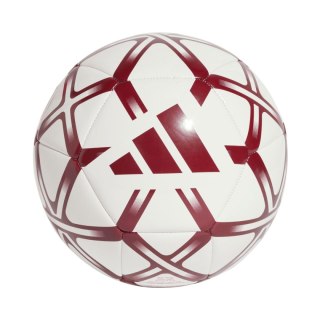 Piłka nożna adidas Starlancer Club biało-bordowa JH3745 Adidas