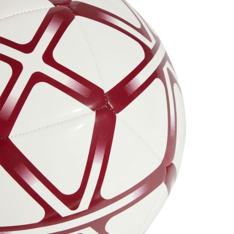 Piłka nożna adidas Starlancer Club biało-bordowa JH3745 Adidas
