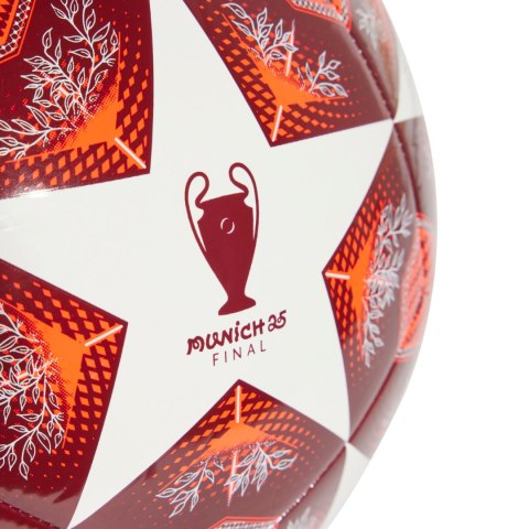Piłka nożna adidas UCL Club 24/25 Knockout Stages czerwono-biała JH1284 Adidas teamwear Piłka nożna adidas UCL Club 24/25 Knockout Stages czerwono-biała JH1284 Adidas teamwear