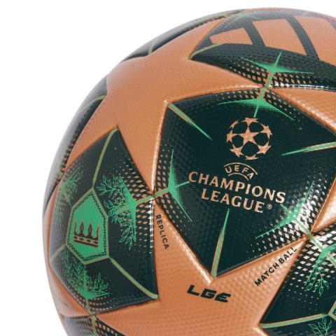 Piłka nożna adidas UCL League 24/25 Knockout Stages zielono-złota JM6825 Adidas teamwear Piłka nożna adidas UCL League 24/25 Knockout Stages zielono-złota JM6825 Adidas teamwear