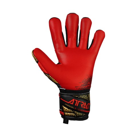 Rękawice bramkarskie Reusch Attrakt Freegel Silver czarno-czerwone 5570235 7075 Reusch
