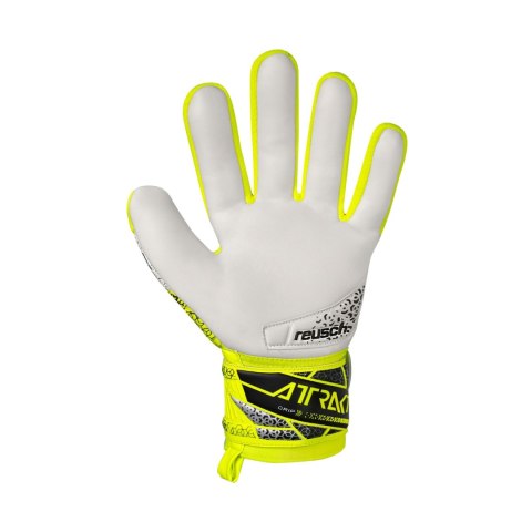 Rękawice bramkarskie Reusch Attrakt Grip Junior żółto-czarne 5572815 2014 Reusch