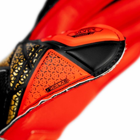 Rękawice bramkarskie Reusch Attrakt Silver Junior czarno-czerwone 5572215 7075 Reusch