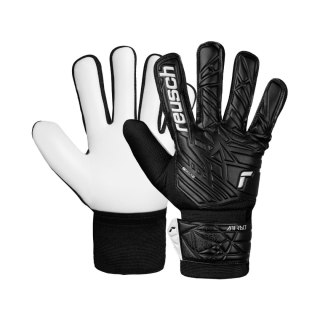 Rękawice bramkarskie Reusch Attrakt Starter Solid Junior czarne 5572514 7700 Reusch