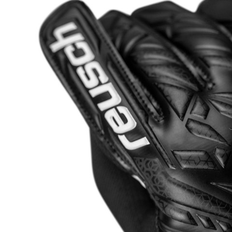 Rękawice bramkarskie Reusch Attrakt Starter Solid Junior czarne 5572514 7700 Reusch