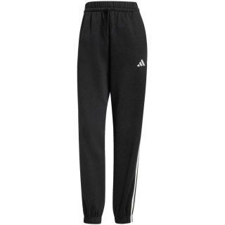 Spodnie damskie adidas Essentials 3-Stripes Fleece Loose-Fit czarne JE1276 Adidas