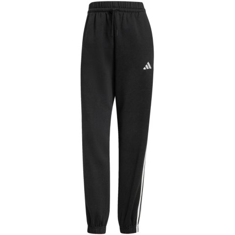 Spodnie damskie adidas Essentials 3-Stripes Fleece Loose-Fit czarne JE1276 Adidas Spodnie damskie adidas Essentials 3-Stripes Fleece Loose-Fit czarne JE1276 Adidas