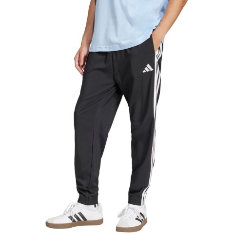 Spodnie męskie adidas Essentials 3-Stripes Woven czarne IM7841 Adidas Spodnie męskie adidas Essentials 3-Stripes Woven czarne IM7841 Adidas