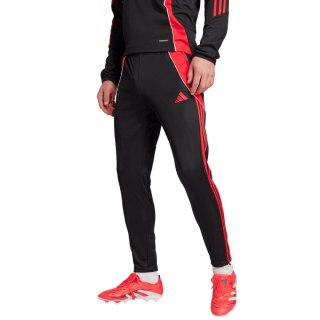 Spodnie męskie adidas Tiro 24 Slim Training czarno-czerwone JP2489 Adidas
