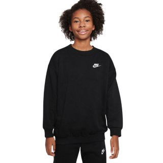 Bluza dla dzieci Nike Sportswear Club Fleece czarna FD2923 010 L Nike
