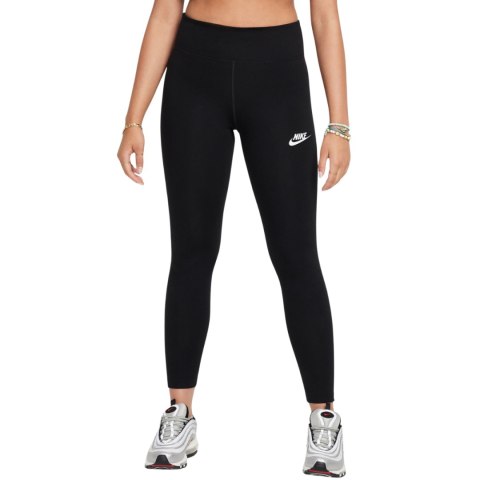 Legginsy dla dzieci Nike Sportswear Classic czarne FZ5583 010 S Nike