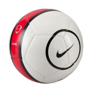 Piłka nożna Nike Skills T90 mini biało-czerwona IH7533 100 1 Nike