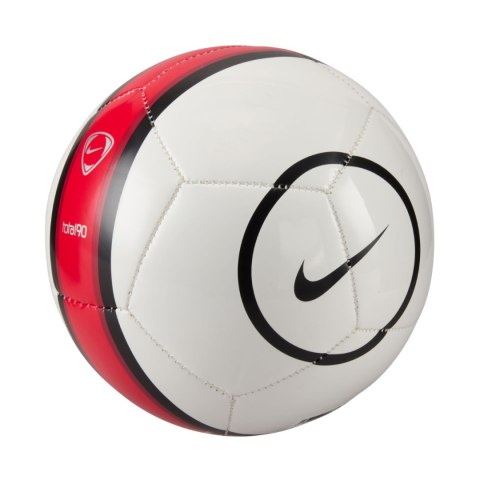 Piłka nożna Nike Skills T90 mini biało-czerwona IH7533 100 1 Nike