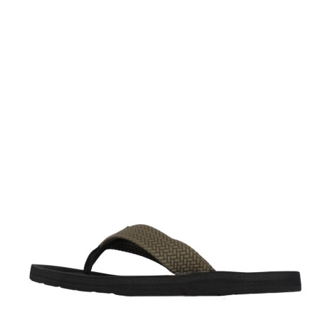 Klapki męskie Wrangler Zane Flipflop czarno-oliwkowe 20261061 58C 43 Wrangler