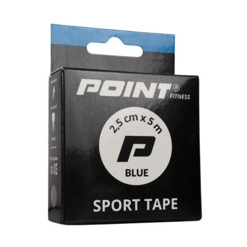 Taśma sportowa Point Tape 2,5 cm x 5 m niebieska Point