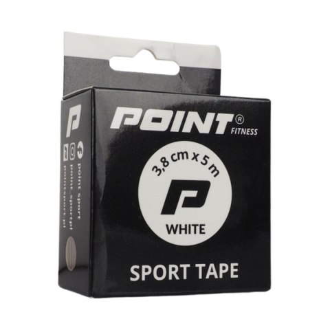 Taśma sportowa Point Tape 3,8 cm x 5 m biała Point