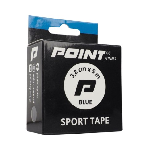 Taśma sportowa Point Tape 3,8 cm x 5 m niebieska Point