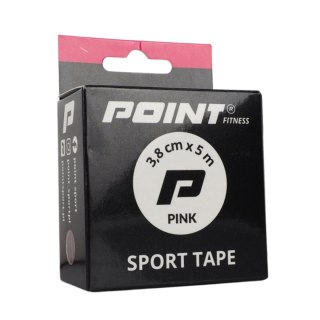 Taśma sportowa Point Tape 3,8 cm x 5 m różowa Point