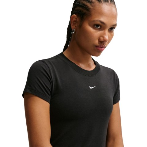Koszulka damska Nike Sportswear Chill Knit czarna FV5508 010 XL Nike