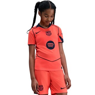 Koszulka dla dzieci Nike FC Barcelona Stadium 2025/26 pomarańczowa HM4122 855 L Nike