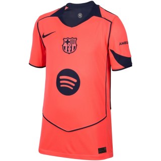 Koszulka dla dzieci Nike FC Barcelona Stadium 2025/26 pomarańczowa HM4122 855 L Nike