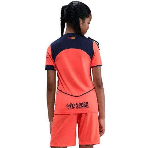 Koszulka dla dzieci Nike FC Barcelona Stadium 2025/26 pomarańczowa HM4122 855 XL Nike