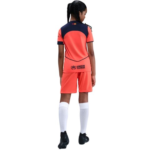 Koszulka dla dzieci Nike FC Barcelona Stadium 2025/26 pomarańczowa HM4122 855 M Nike