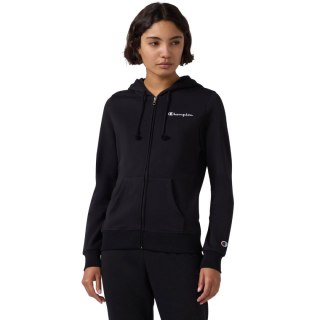Bluza damska Champion Full Zip Hoodie Sweatshirt czarna 118406 KK001 S Champion