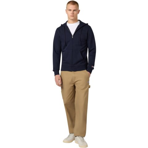 Bluza męska Champion Full Zip Hoodie Sweatshirt granatowa 220786 BS501 L Champion