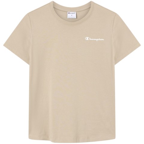 Koszulka damska Champion Short Sleeve T-shirt beżowa 118408 MS041 L Champion