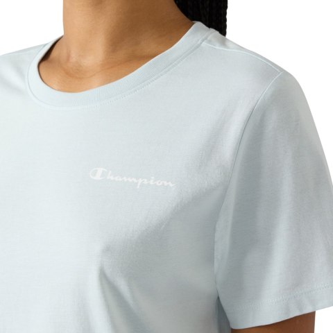 Koszulka damska Champion Short Sleeve T-shirt błękitna 118408 BS224 S Champion