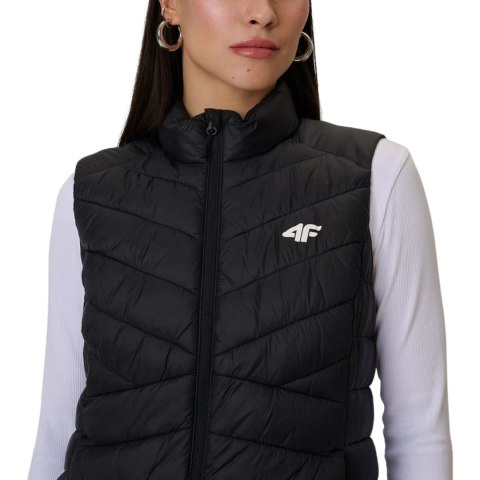 Kamizelka damska 4F F347 głęboka czerń 4FWSS26TVJAF347 20S XL 4F