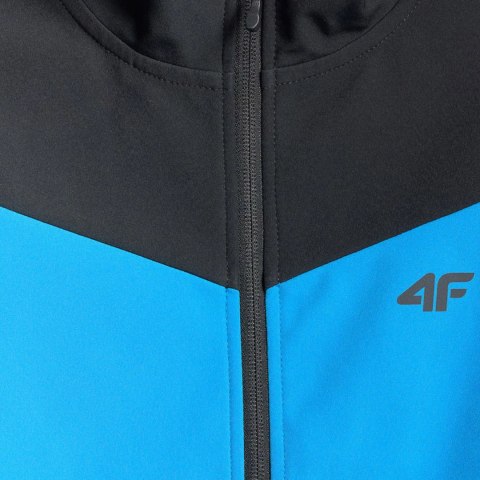 Kurtka dla chłopca softshell 4F M477 niebieska 4FJWSS26TSOFM477 33S 134cm 4F