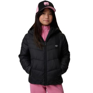 Kurtka dla dziewczynki 4F F0739 głęboka czerń 4FJWSS26TDJAF0739 20S 152cm 4F