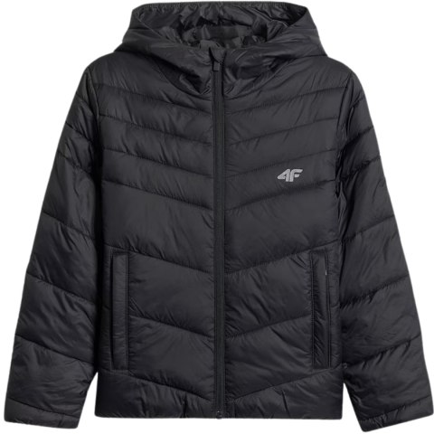 Kurtka dla dziewczynki 4F F0739 głęboka czerń 4FJWSS26TDJAF0739 20S 152cm 4F