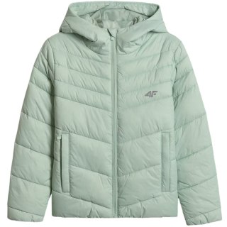 Kurtka dla dziewczynki 4F F0739 miętowa 4FJWSS26TDJAF0739 47S 152cm 4F