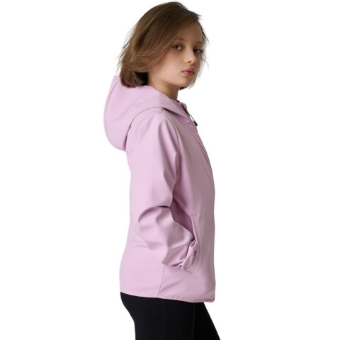 Kurtka dla dziewczynki softshell 4F F478 jasny fiolet 4FJWSS26TSOFF478 52S 164cm 4F