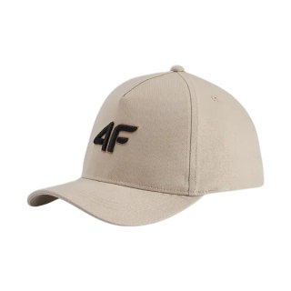 Czapka z daszkiem dla dzieci 4F U547 beżowa 4FJWSS26ACABU547 83S 4F