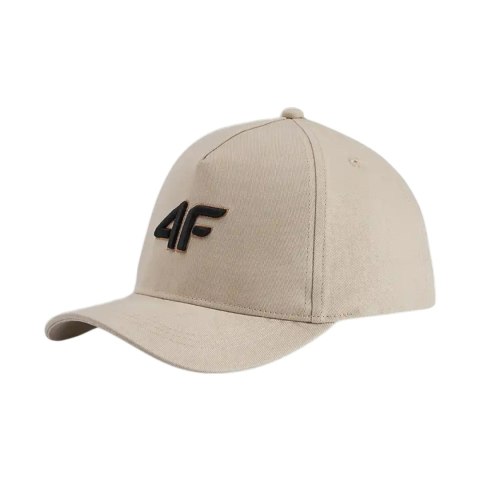 Czapka z daszkiem dla dzieci 4F U547 beżowa 4FJWSS26ACABU547 83S 4F