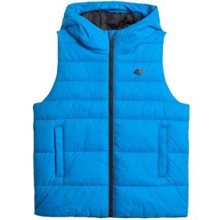 Kamizelka dla chłopca 4F M313 niebieska 4FJWSS26TVJAM313 33S 134cm 4F