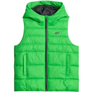 Kamizelka dla chłopca 4F M313 zielona 4FJWSS26TVJAM313 41S 146cm 4F