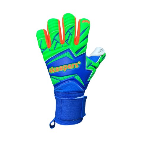 Rękawice bramkarskie 4Keepers Force V5.25 Twist HNC Junior niebiesko-zielone 6 4Keepers