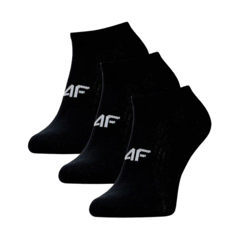 Skarpety damskie 4F F443 3pak głęboka czerń 4FWMM00USOCF443 20S 39-42 4F
