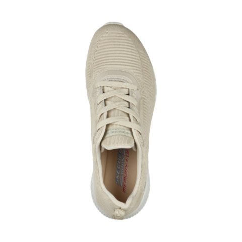 Buty damskie Skechers Bobs Squad- Tought Talk beżowe 32504 NAT 38 Skechers