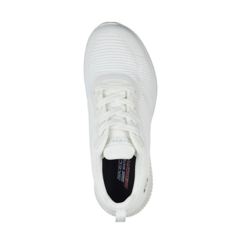 Buty damskie Skechers Bobs Squad- Tought Talk białe 32504 WHT 40 Skechers