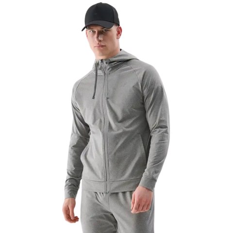 Bluza męska 4F FNK M512 szary melanż 4FWSS25TFSWM512 25M 4F