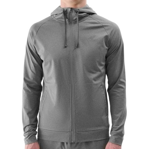 Bluza męska 4F FNK M512 szary melanż 4FWSS25TFSWM512 25M 4F